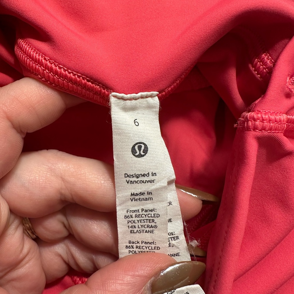lululemon athletica Women's Pink Athletic Shorts - Picture 8 of 8